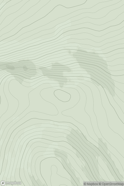 Thumbnail image for Creag na h-Iolaire [Loch Duich to Cannich] showing contour plot for surrounding peak